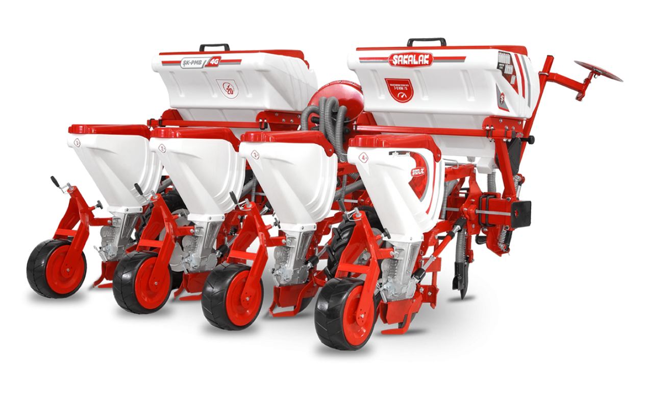 ŞAKALAK ŞK-PMB-4 4 LÜ PNÖMATİK EKİM MİBZERİ (Balta Ayaklı